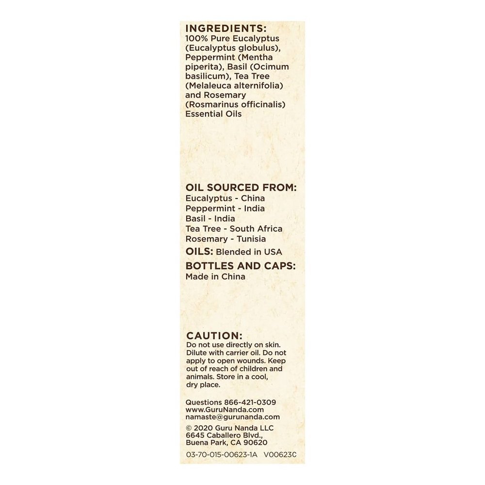 Guru Nanda - Breathe Easy Essential Oil Blend - Picture 11 of 11